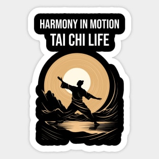 Tai Chi, Tai Chi Lover Gift, Martial Artist, Tai Chi Gift, Tai Chi Teacher, Chinese Martial Arts Sticker